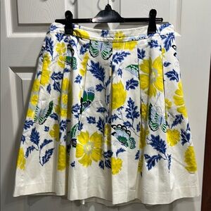 Talbots Floral A-Line Skirt